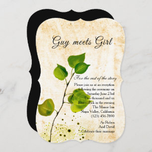 Aspen deja la invitación de recepción casual