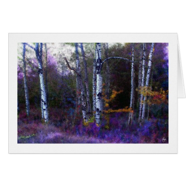 Aspen en morado y azul (Anverso (Horizontal))