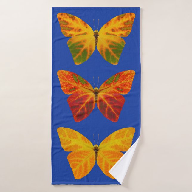 Aspen Leaf Butterflies (Toalla de baño)