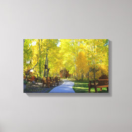 "Aspen Walkway", Otoño, Lienzo envuelto