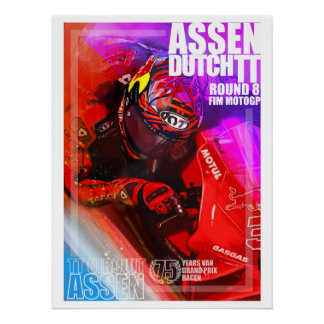 Assen, poster holandés de TT por Murraymoto