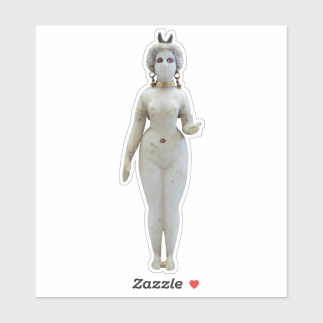 Astarte en el Pegatina de Phoenicia (Hoja)