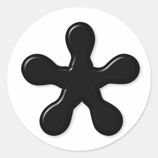 Asterisk Pegatina (Anverso)