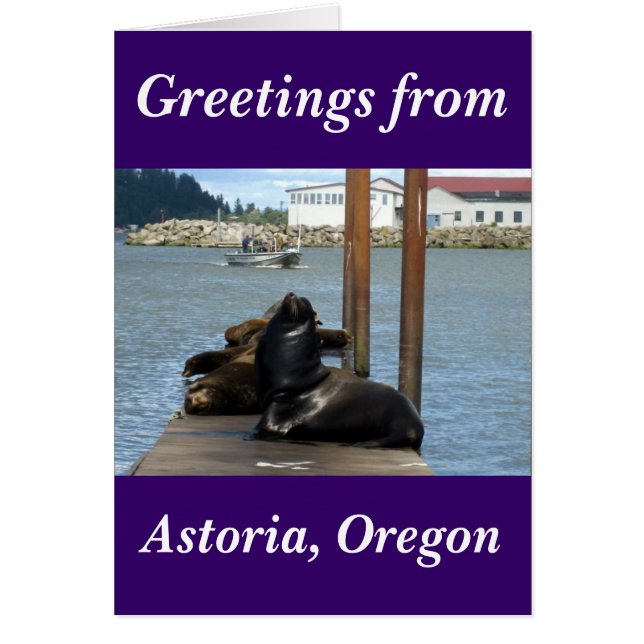 Astoria Oregon Sealions (Frente)