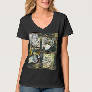 "Astrolabio 23" camiseta con cuello de pico nana