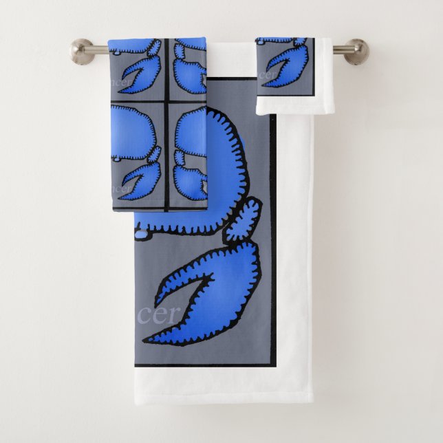 Astrología Cáncer Zodiaco Rótulo Bath cumpleaños T (In situ)