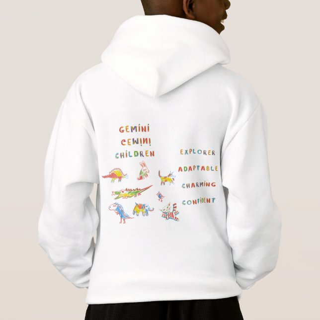 Astrología Infantil Gemini Zodiac (Reverso)