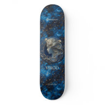 Astrología Personalizada Virgo Zodiac Skateboard