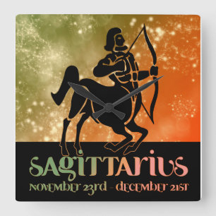 Astrología Sagittarius Zodiac d1 reloj de pared 3