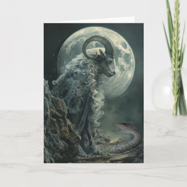 Astrología tarot de Capricornio, Zodiac, tarjeta d (Anverso)