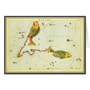 Astrología Zodiaco Vintage Piscis Constelación de 