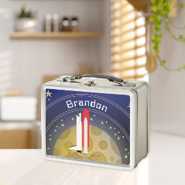 Astronaut Rocket Blast Off Outer Space Personalize