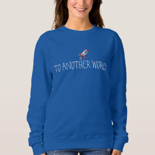 Astronauta a Otro Mundo - Sudadera Azul Real