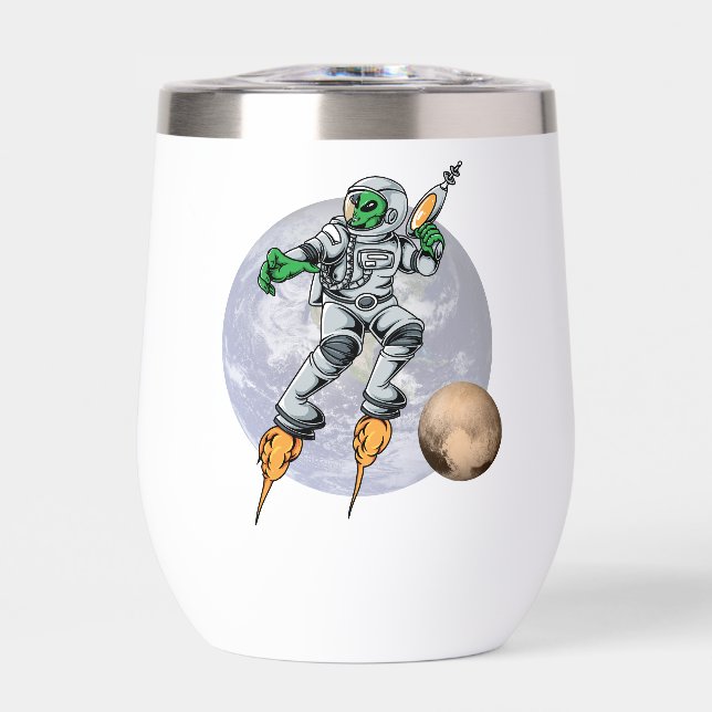 astronauta alienígena (Frente)