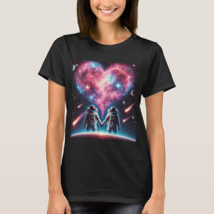 Astronauta ama la camiseta de las mujeres