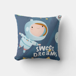 Astronauta bebé (chica) Cojín decorativo Sweet Dre