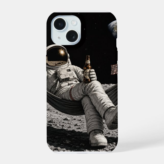 Astronauta bebiendo cerveza (Reverso )