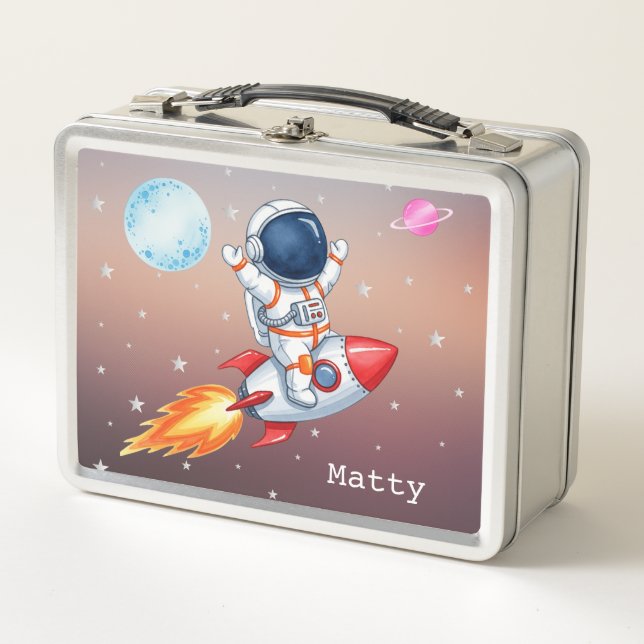 Astronauta Cohete Personalizado para Niños (Anverso)