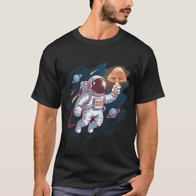 astronauta con camiseta de globo (Anverso)