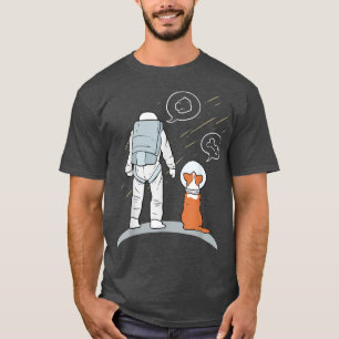 Astronauta con camiseta de perro