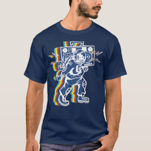 Astronauta con camiseta Premium Fiesta de radio