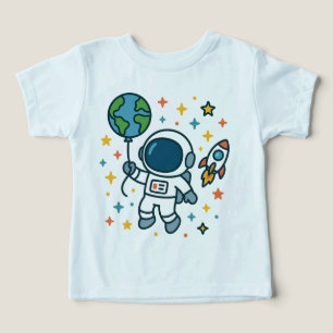 Astronauta con globo terrestre