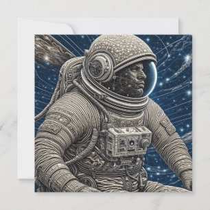 Astronauta de Arte de IA en el Espacio