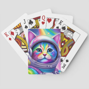 Astronauta de gato - Cartas de juego