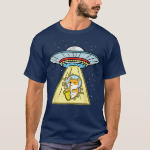 Astronauta De La Ufo Astronauta De La Camiseta Sax
