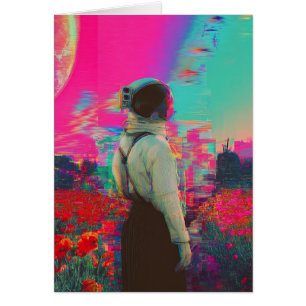 astronauta de paro en un campo de amapola Todas la