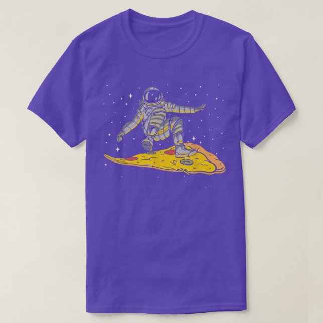 Astronauta de Pizza - Camiseta de comida rápida (Diseño del anverso)