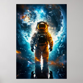 Astronauta de viajes interestelar arte espacial te