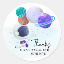 Astronauta en el espacio exterior Etiquetas para r