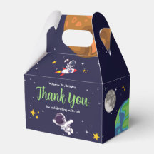 Astronauta espacial Cualquier caja de Favor de Fie