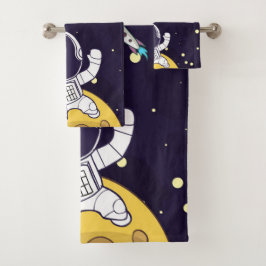 Astronauta espacial explorando el espacio ultrater