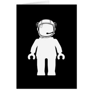 Astronauta Minifig del estilo de Banksy