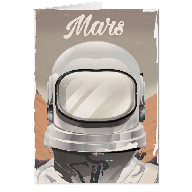 Astronauta Vintage de Marte (Frente)
