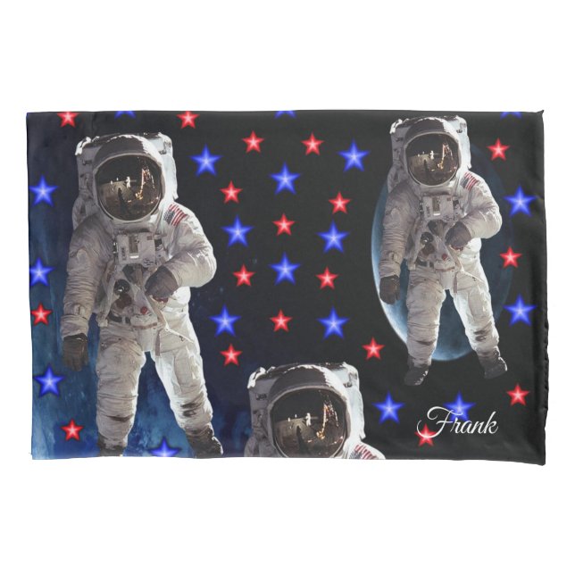 Astronautas Fundas de almohada (Anverso)