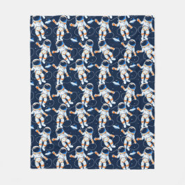 Astronautas usan manta de lana