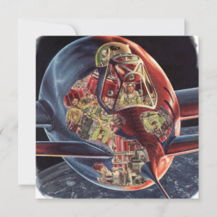 Astronave Cohete Astronauta de Ciencia Ficción Vin