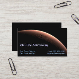 Astronomer Astronomer Solar System Tarjeta de Nego