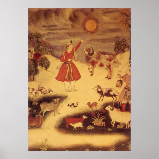 Astronomía de época, arte celeste asiático antiguo (Frente)