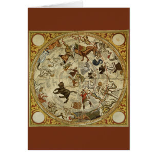 Astronomía de época, gráfico estelar del mapa del