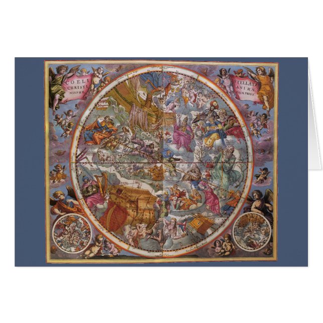Astronomía de época, Mapa de Constelaciones Cristi (Anverso (Horizontal))