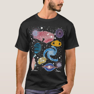 Astronomía de la camiseta Montage