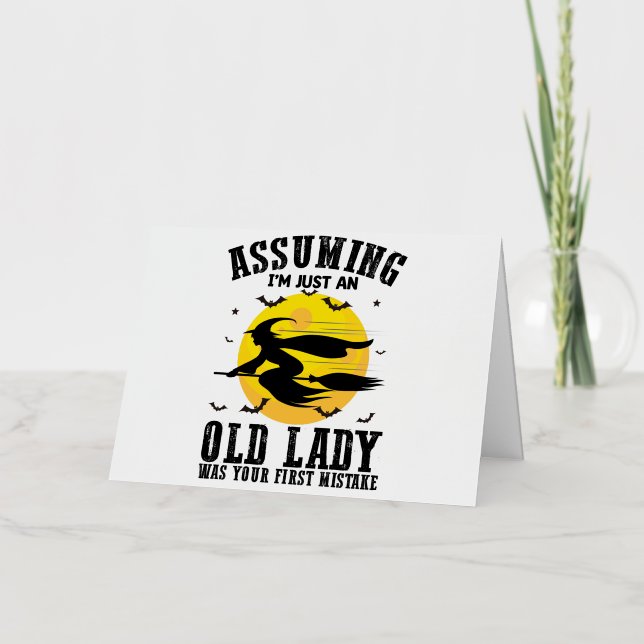 Asumiendo Que Sólo Una Vieja Era Tu Primera Bruja (Anverso)