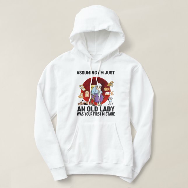 Asumiendo Que Soy Una Camisa De Ald Lady (Diseño del anverso)