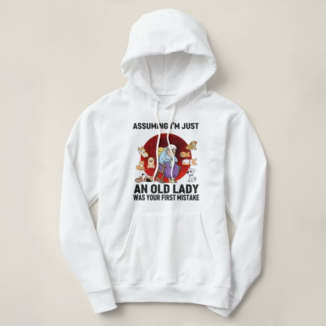 Asumiendo Que Soy Una Camisa De Ald Lady (Diseño del anverso)