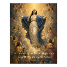 Asunción de la Santísima Virgen María Arte Impreso