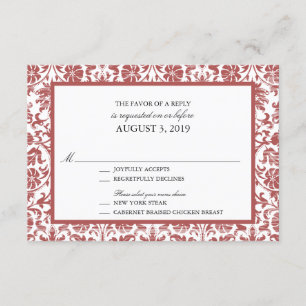 Asunto de Encaje Antiguo  RSVP